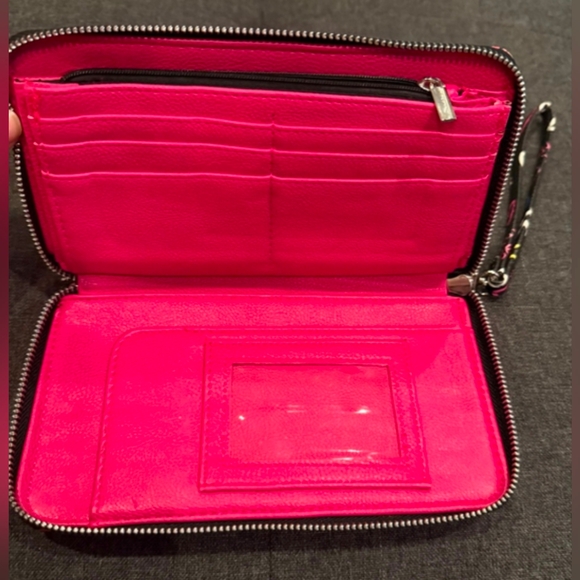 Betsey Johnson Heart Multicolor Wristlet
